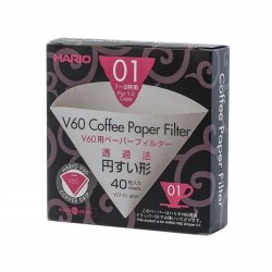 Hario papírové filtry V60-01 (40ks)