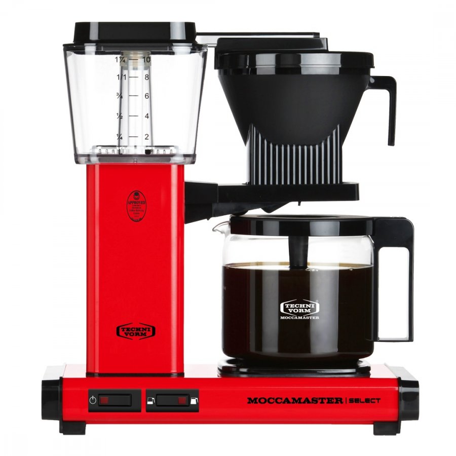Moccamaster KBG Select Technivorm červený kávovar na filtrovanou kávu.