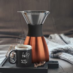 Kávovar pro překapávanou kávuvAsobu Pour Over PO300 měď/černý 1l