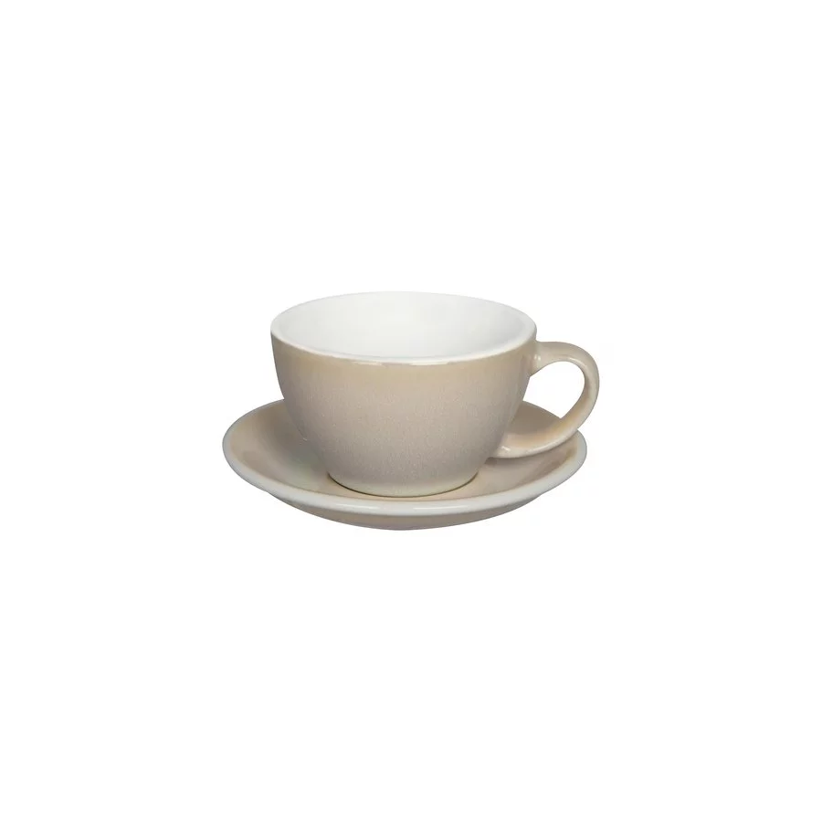 Loveramics Egg - Cafe Latte 300 ml Cup and Saucer  - Ivory