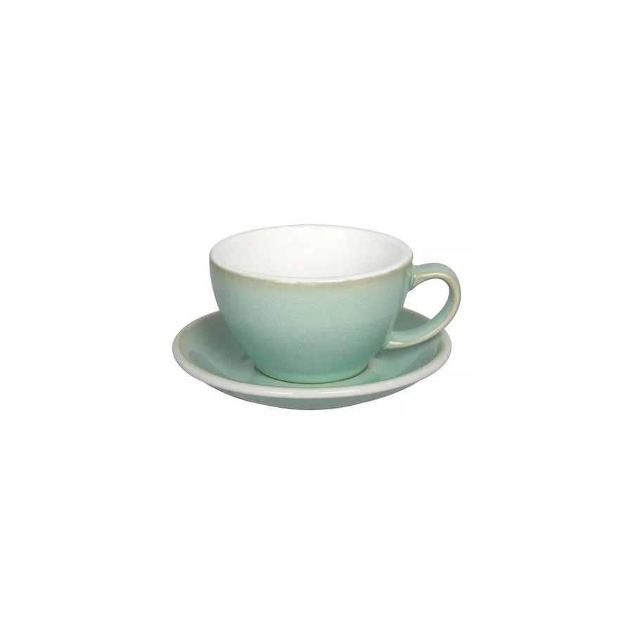 Loveramics Egg - Cafe Latte 300 ml Cup and Saucer - Basil
