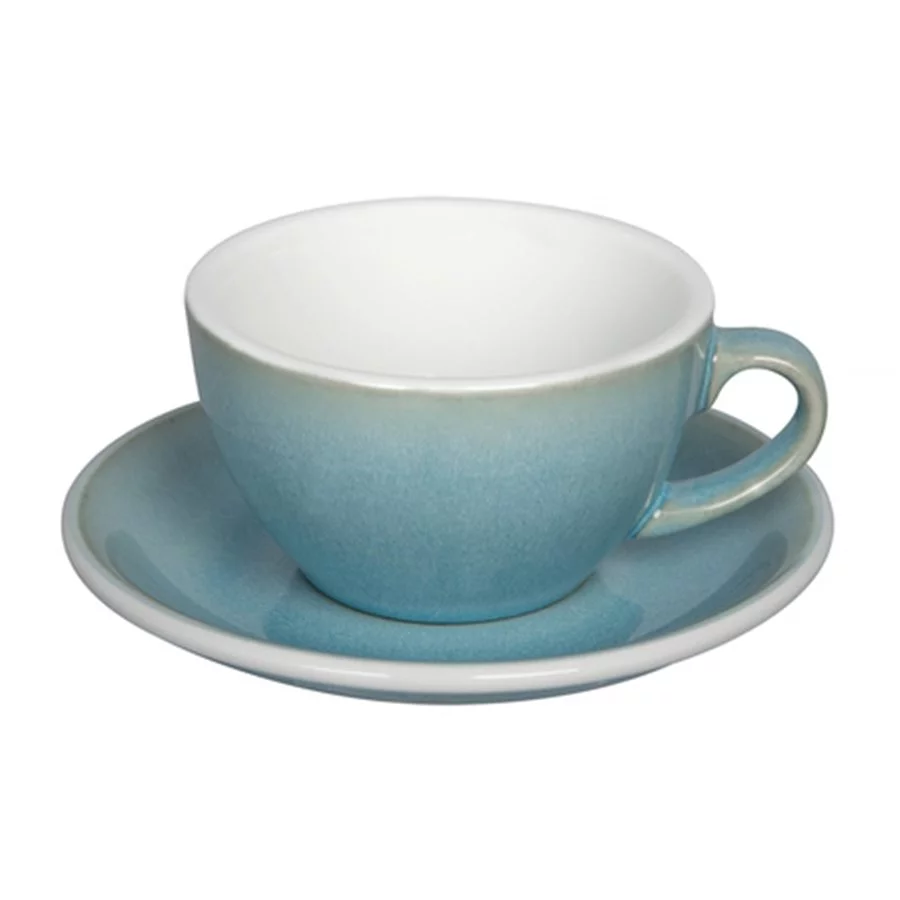 Loveramics Egg - Cappuccino 200 ml Cup and Saucer  - Ice Blue