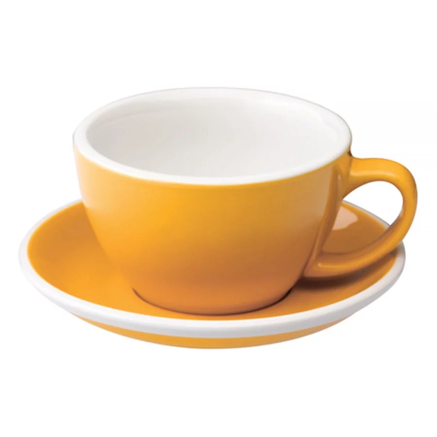 Loveramics Egg - Cafe Latte 300 ml Cup and Saucer  - Yellow