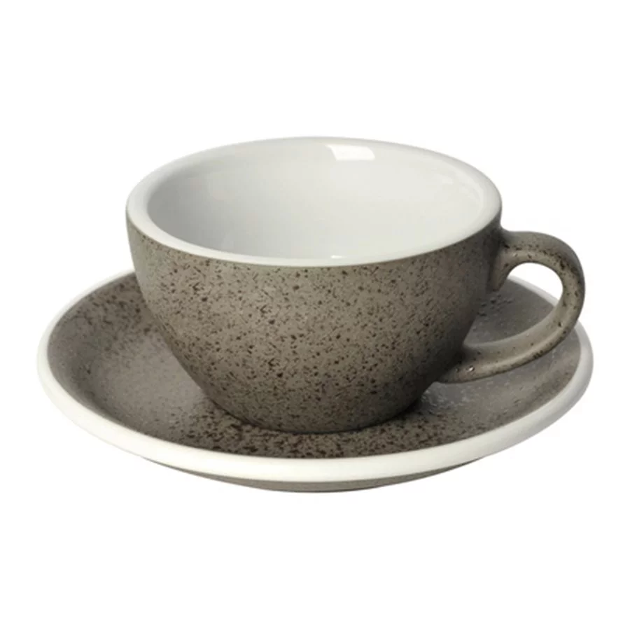 Loveramics Egg - Cappuccino 200 ml Cup and Saucer - Granite