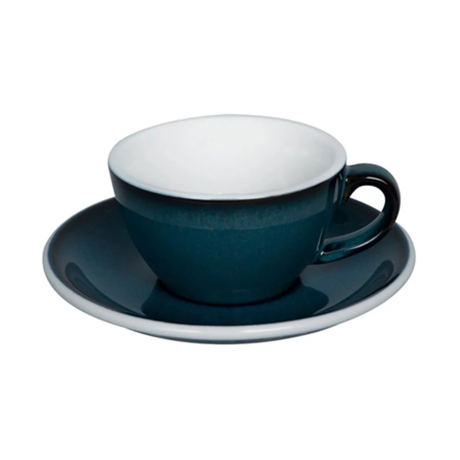 Loveramics Egg - Flat White 150 ml Cup and Saucer  - Night Sky