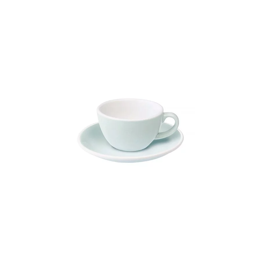 Loveramics Egg - Flat White 150 ml Cup and Saucer  - River Blue