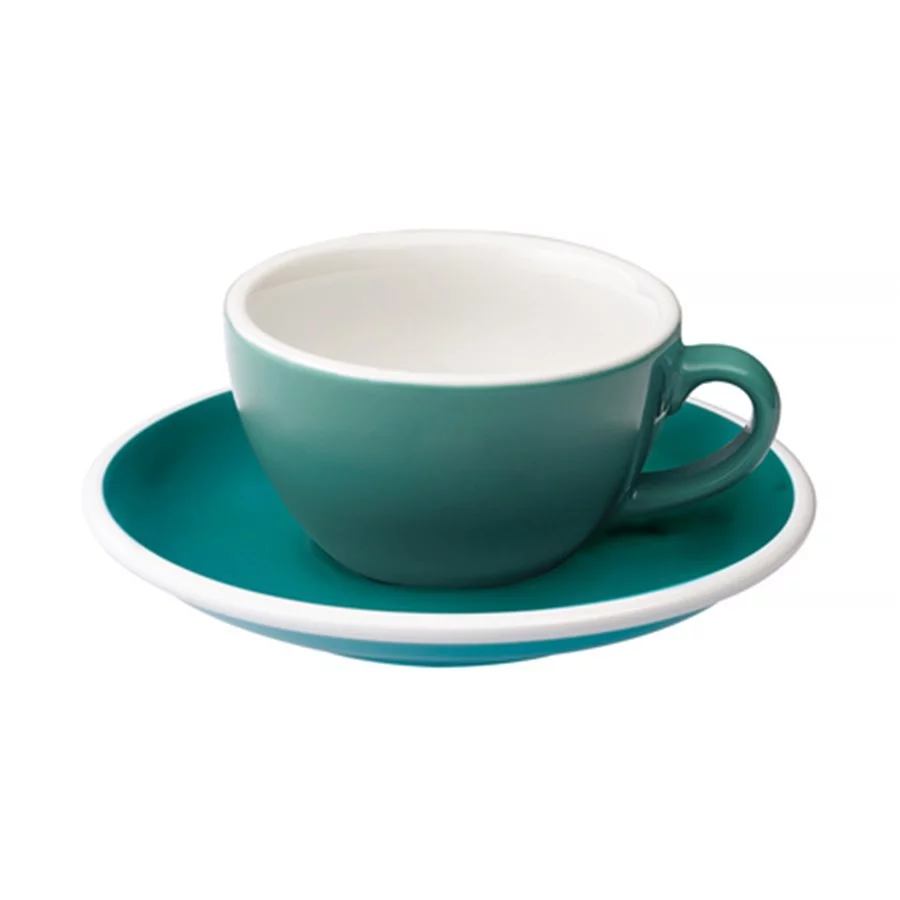 Loveramics Egg - Flat White 150 ml Cup and Saucer  - Teal