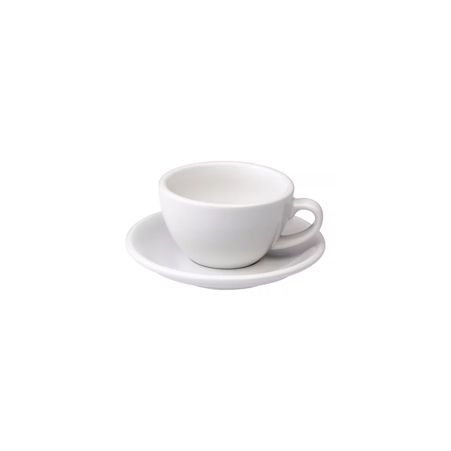 Loveramics Egg - Cappuccino 200 ml Cup and Saucer  - White