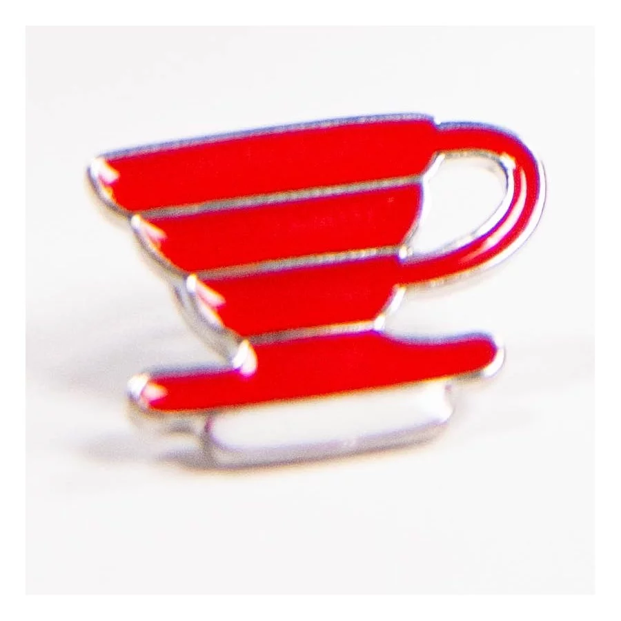 Edo odznak červený dripper