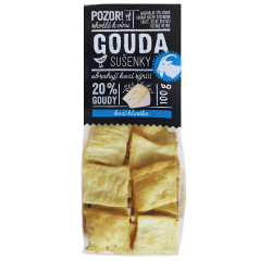 Easycheesy sušenky Gouda s kozím sýrem Hmotnost (g) : 100