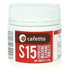 Cafetto S15 tablety Použití čističe : Čistící tablety do kávovaru