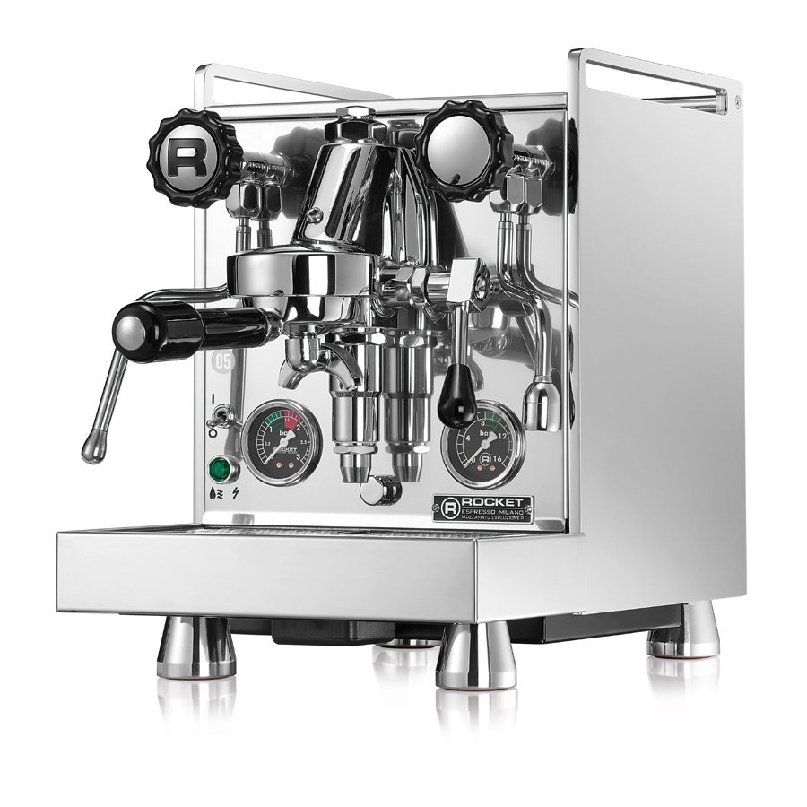 Rocket Espresso Mozzafiato Cronometro R stříbrný Funkce kávovaru : Dva šálky najednou