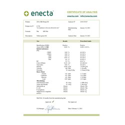 Enecta CBD olej 24%, 2400 mg, 10 ml
