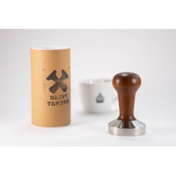 Dřevěný Heavy Tamper 58 mm s šálkem Lázeňská káva